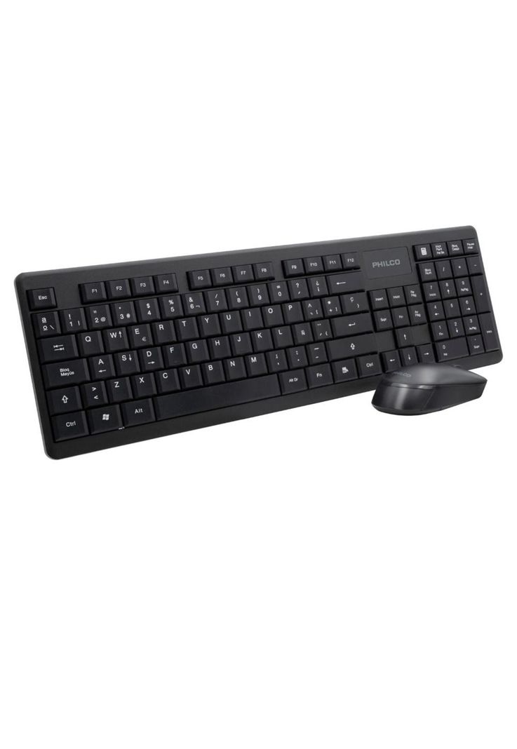 COMBO INALÁMBRICO MOUSE + TECLADO 6314N NEGRO-0