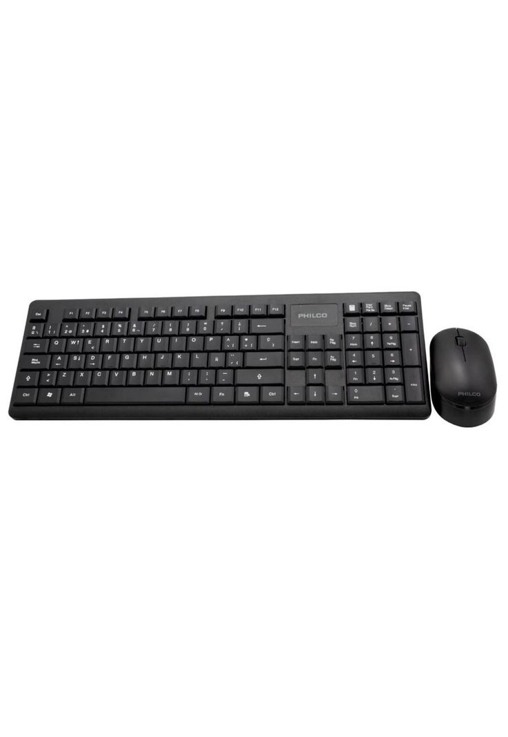 COMBO INALÁMBRICO MOUSE + TECLADO 6314N NEGRO-1