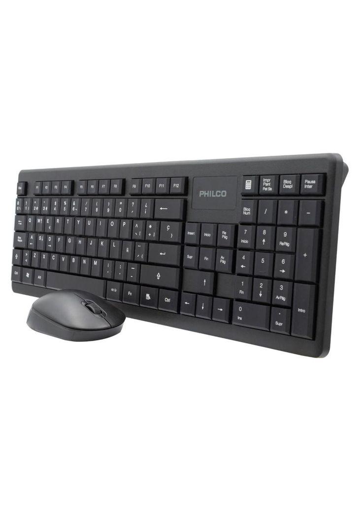 COMBO INALÁMBRICO MOUSE + TECLADO 6314N NEGRO-3