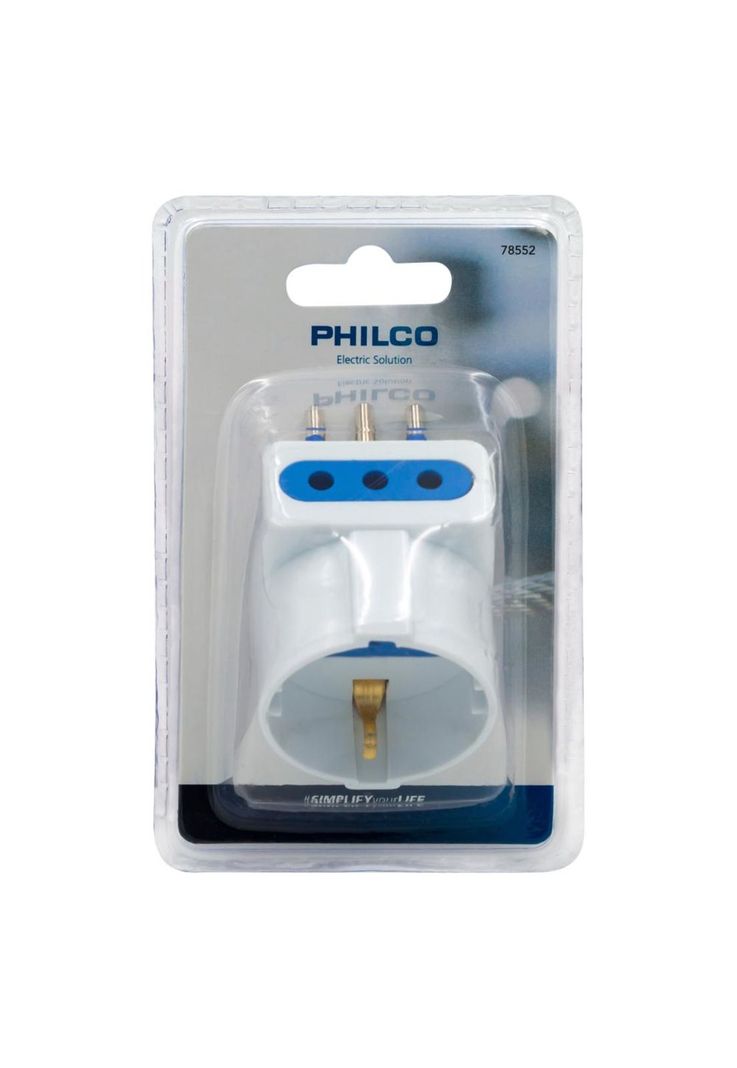 ENCHUFE SCHUKO MULTIPLE 78552 PHILCO-0