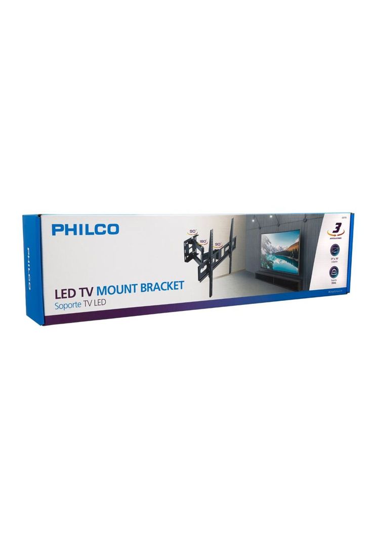 Soporte Philco De Pared Para Tv/monitor De 37 A 70 Negro-7