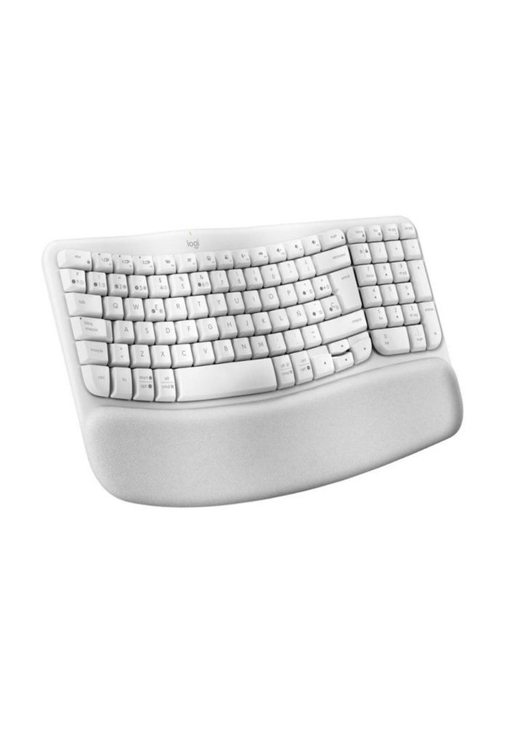 Teclado Ergonómico Logitech Wave Blanco Serie Ergo-0