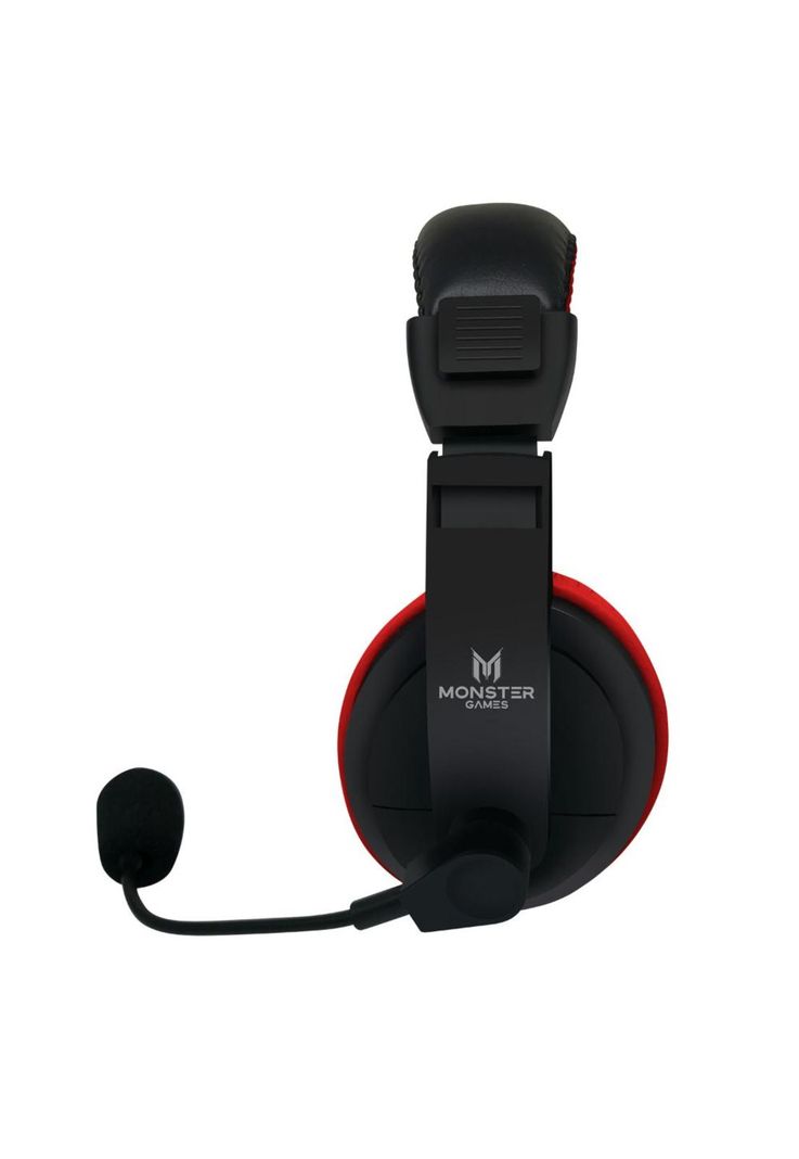 AUDIFONO GAMER MONSTER LOUD RED-2