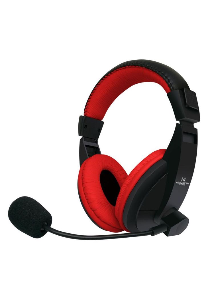AUDIFONO GAMER MONSTER LOUD RED-3
