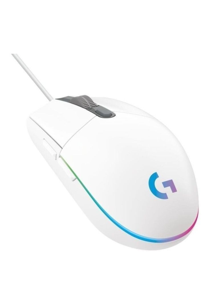 Mouse Logitech G203 Lightsync White-0