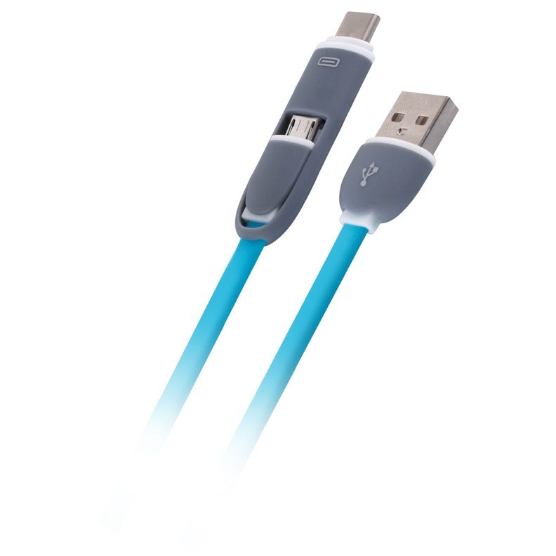 Cable USB-A a USB-C Azul