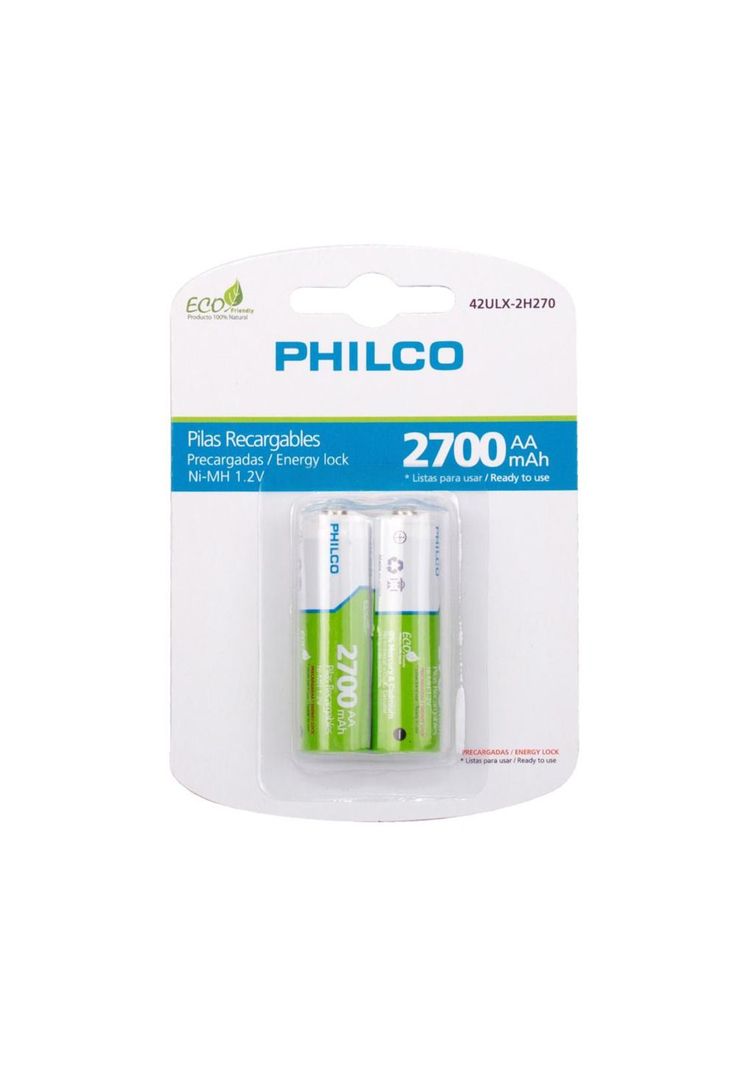 PILAS PRE-CARGADAS BLISTER 2 PILAS AA  2700 MAH-0