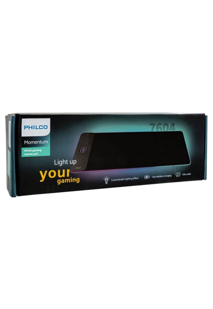 MOUSEPAD GAMER XL CARGA INALÁMB. SPL7604 PHILCO PRO-5