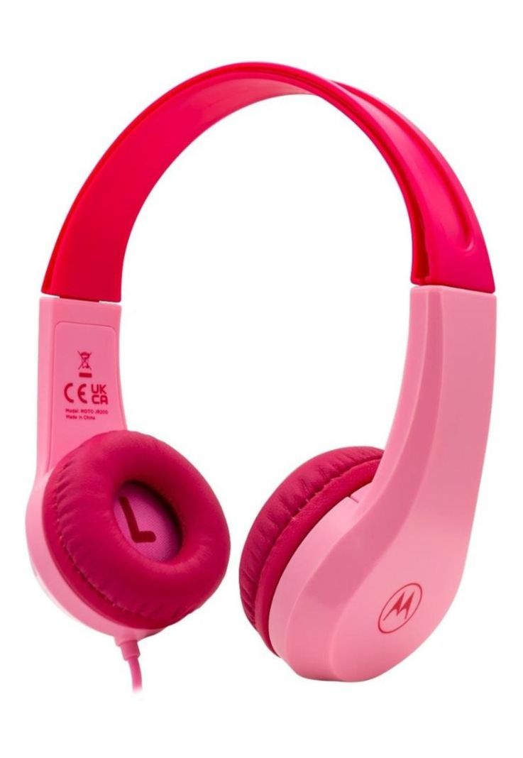 Audifono Motorola Jr 200 Con Cable Manos Libres Rosado-0