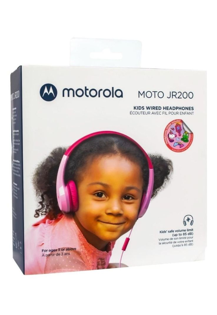 Audifono Motorola Jr 200 Con Cable Manos Libres Rosado-4