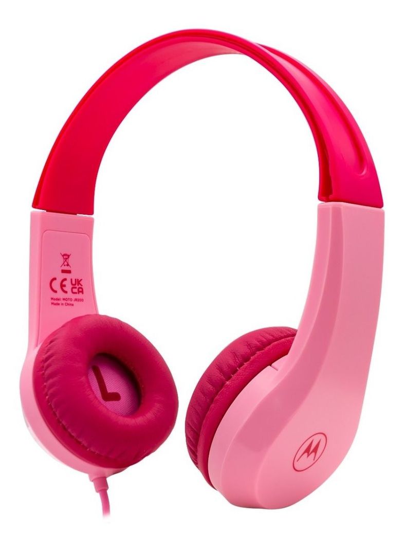 Audifono Motorola Jr 200 Con Cable Manos Libres Rosado