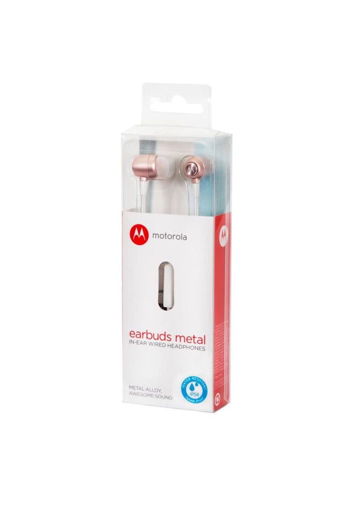 AUDIFONO MOTOROLA EARBUDS M.LIBRES METAL ROSADO-0