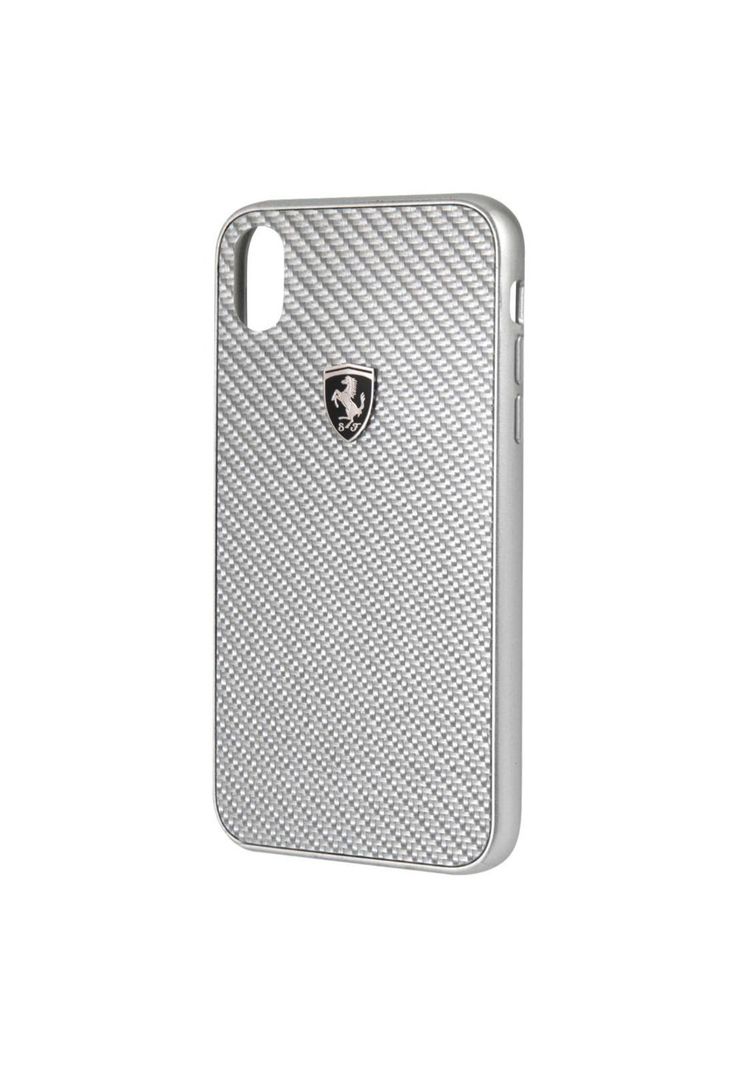 CARCASA FERRARI P/IPHONE XR SILVER FEHCAHCI61SI-0