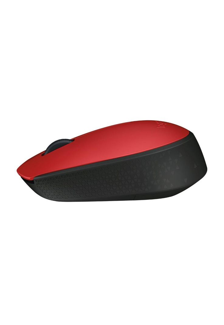 Mouse Inalámbrico Logitech M170 Rojo Y Negro-0