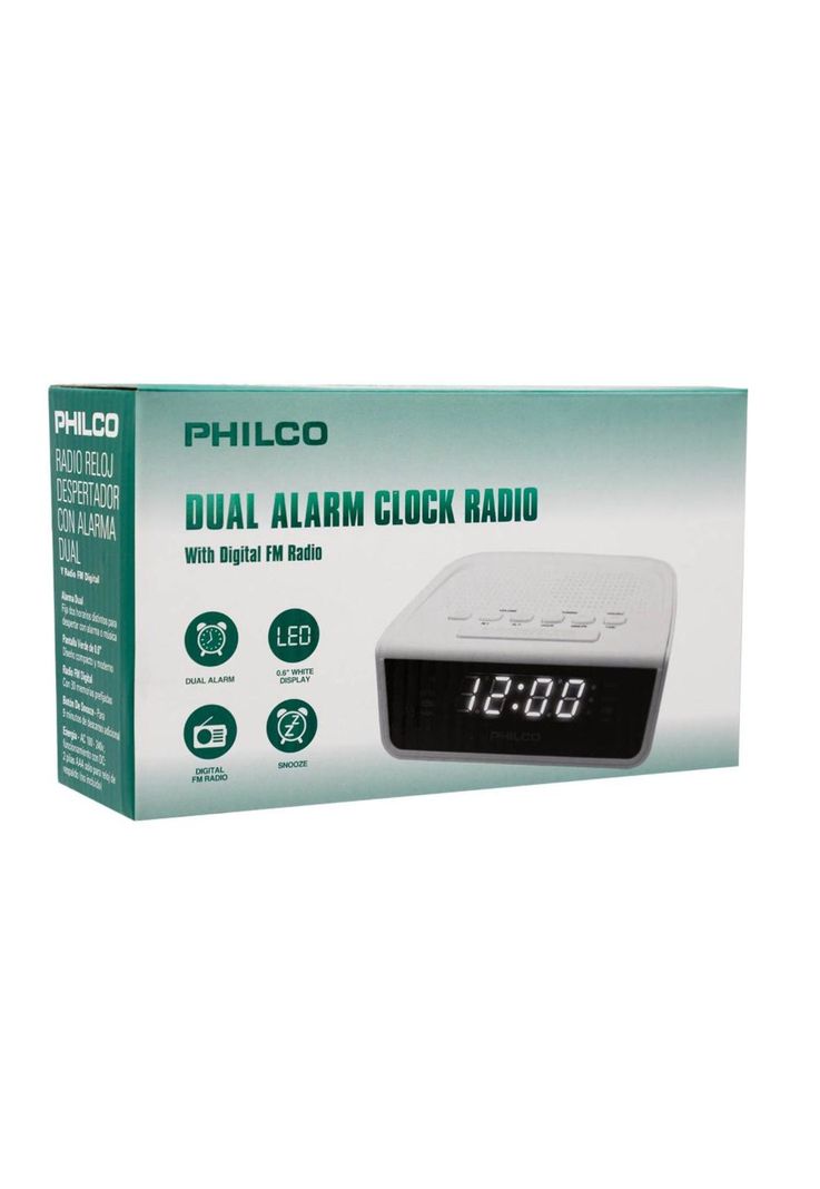 RADIO RELOJ PAR2106 PHILCO-5