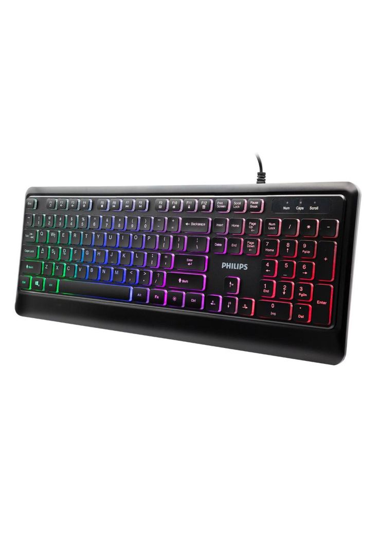 SPK8294 TECLADO ALÁMBRICO GAMER PHILIPS INGLES-0