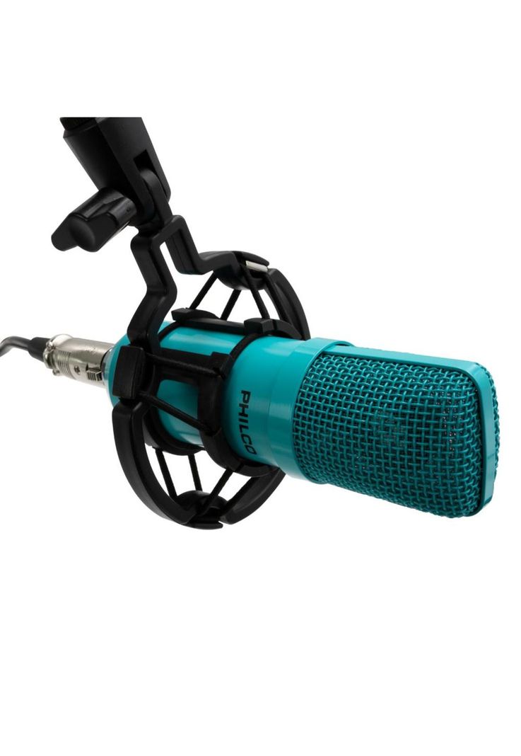 KIT STUDIO MICROPH C/SOP/POP/STAND/USB SOUND CARD AZUL-3