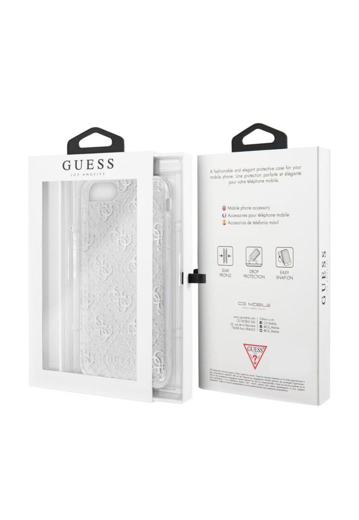 CARCASA GUESS P/IPHONE 7+/ 8+ SILVER GUHCI8LPCU4GLSI-1