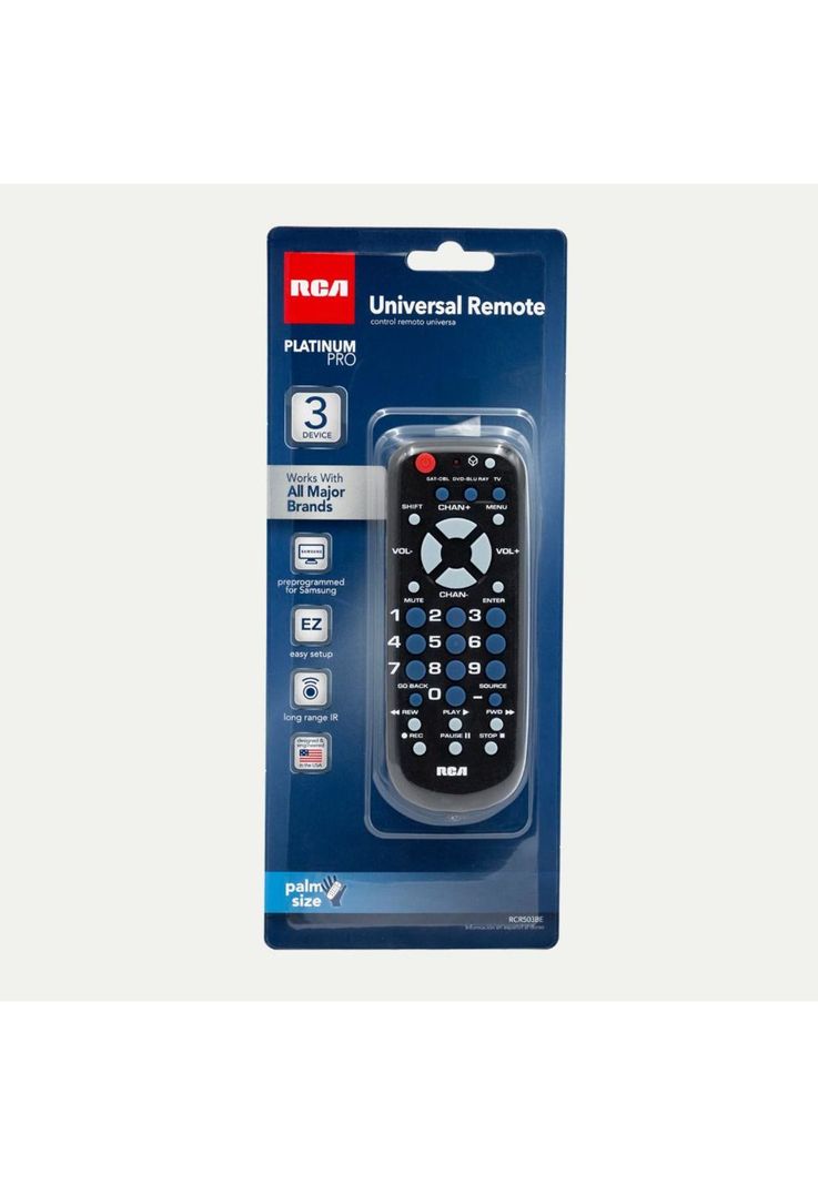 Control Remoto RCA 3 Funciones con Botones Grandes (RCA503BE)-0