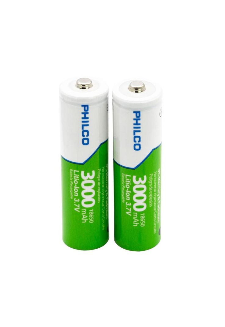 Blíster 2 Baterías Recargables 18650 Li-ion 3000mAh-0
