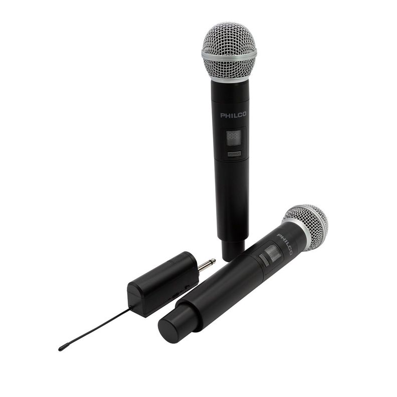 Pack De Microfonos Inalambricos Wm-314 Hifi Edition Negro