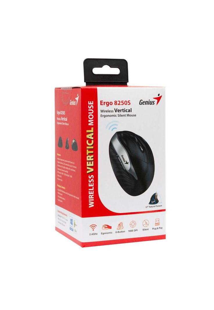 MOUSE VERTICAL ERGO 8250S INALAMBRICO CHAMPAGNE GOLD-5