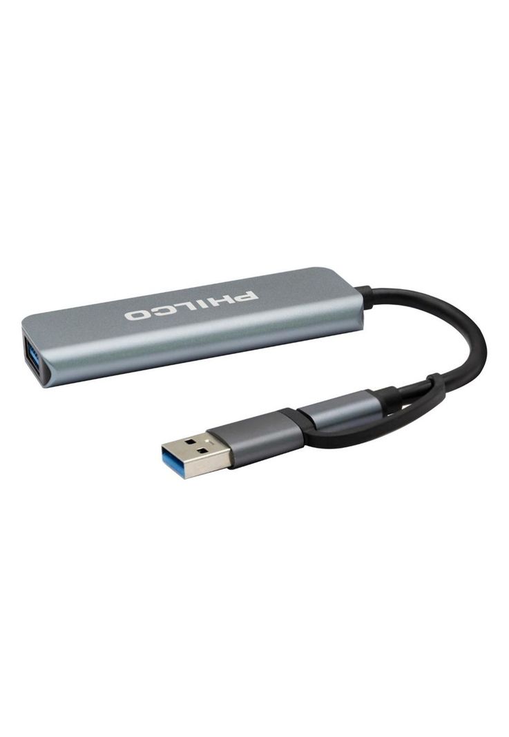 Hub 4 en 1 Tipo C a USB-0
