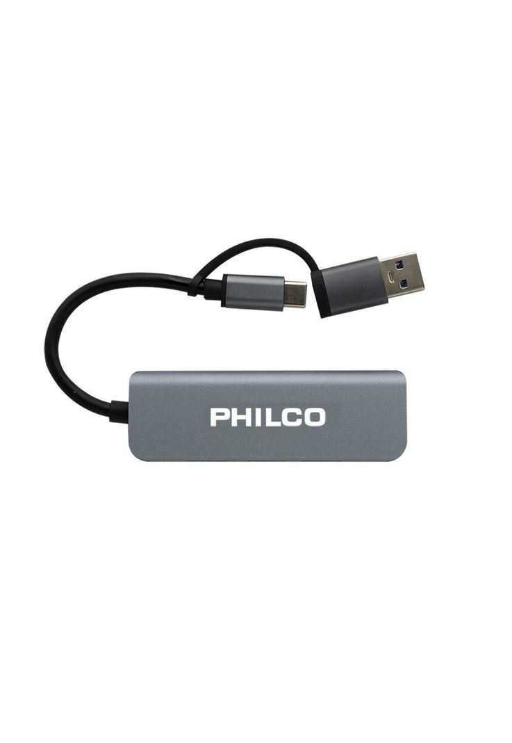 Hub 4 en 1 Tipo C a USB-3