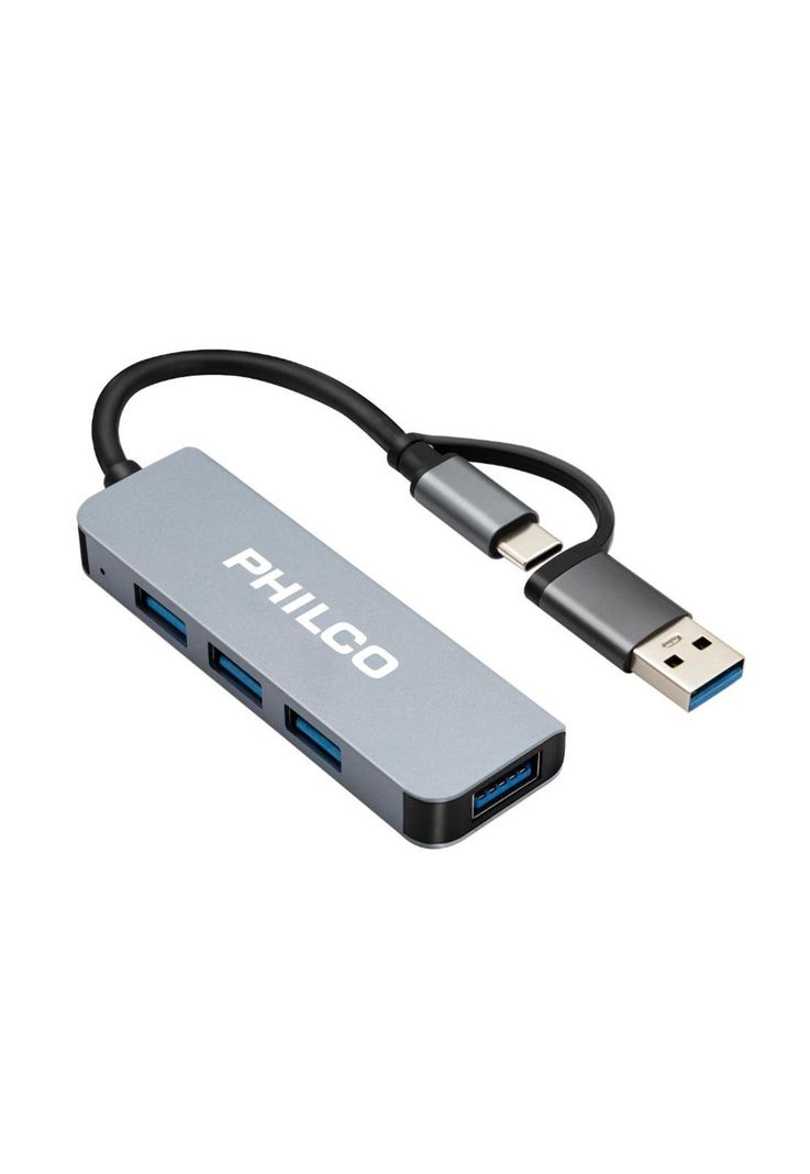 Hub 4 en 1 Tipo C a USB-4