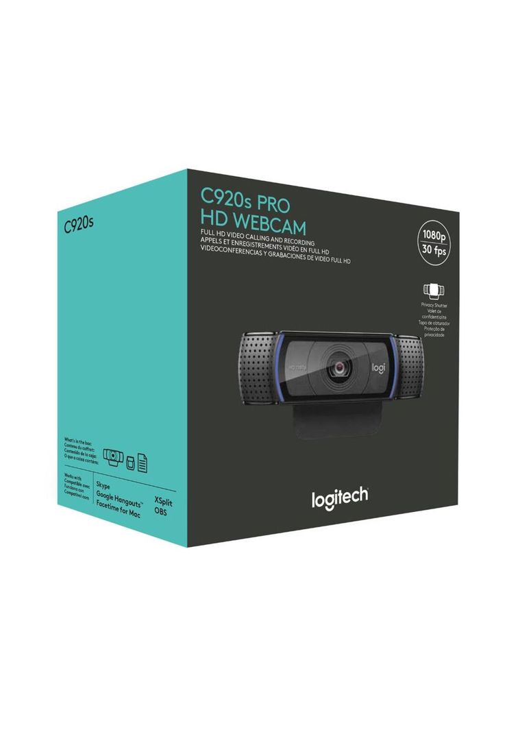 WEBCAM LOGITECH PRO HD C920S-0