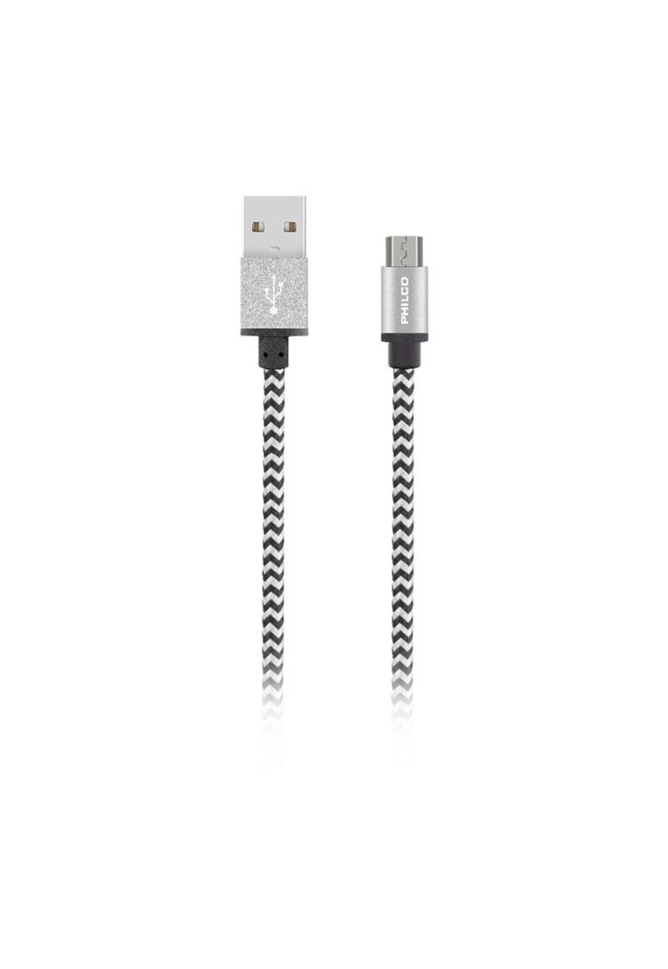 Cable Micro USB Trenzado Philco 1 Metro-1