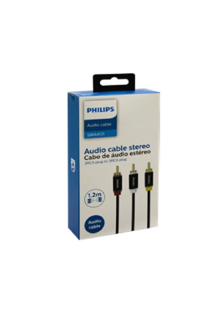 CABLE AUDIO VIDEO RCA 1,2 M PHILIPS-1