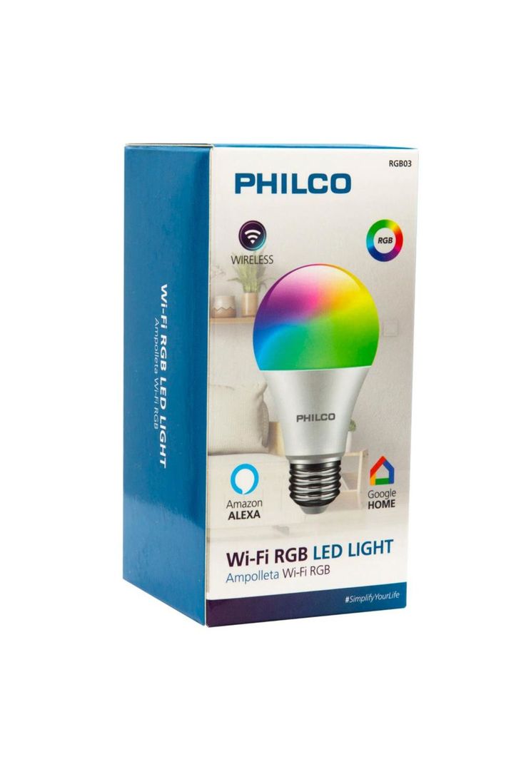 AMPOLLETA LED WI-FI RGB PHILCO-0