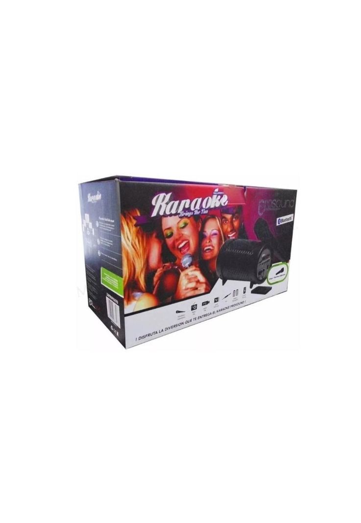 PARLANTE BAZOOKA BLUETOOTH KARAOKE-1
