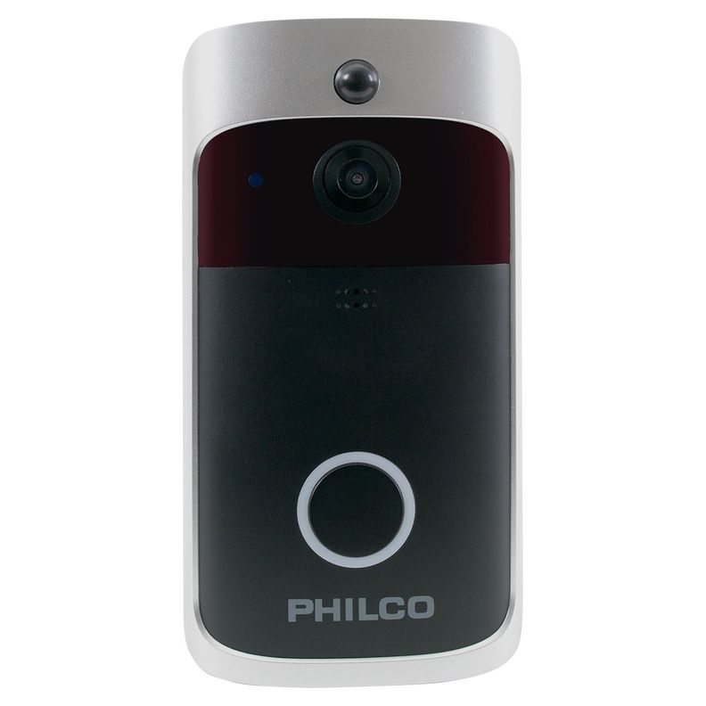 VIDEO PORTERO INALAMBRICO WIFI VP660 PHILCO COLOR GRIS OSCURO Open box Transparente