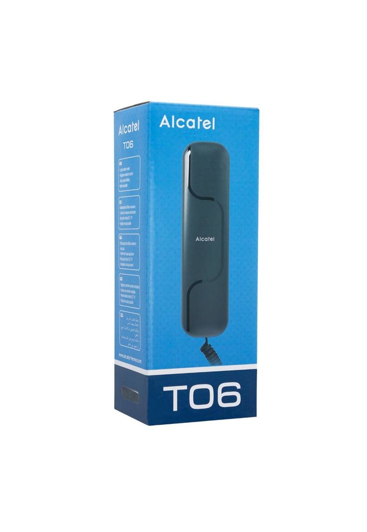 TELEFONO TIPO GONDOLA T06 NEGRO ALCATEL-1