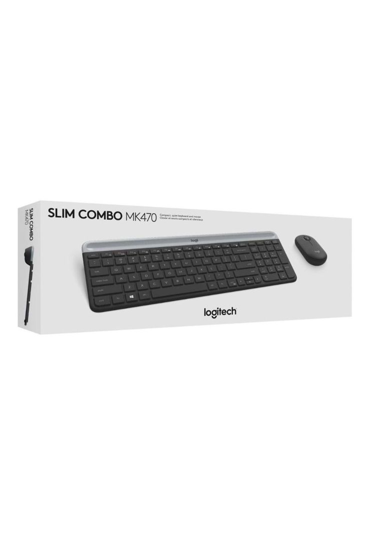Kit De Teclado Y Mouse Inalámbrico Logitech Mk470-3