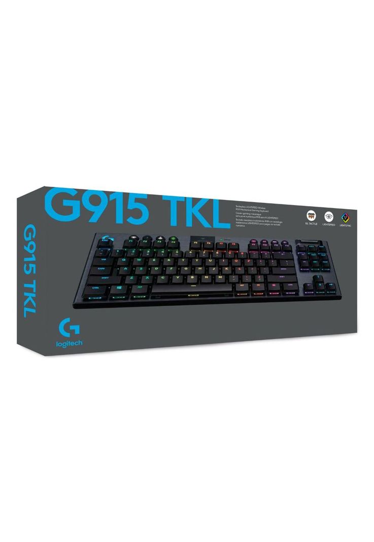 920-009495 KEYBOARD LOGITECH G915 TKL, US, CARBON, AMR,-4