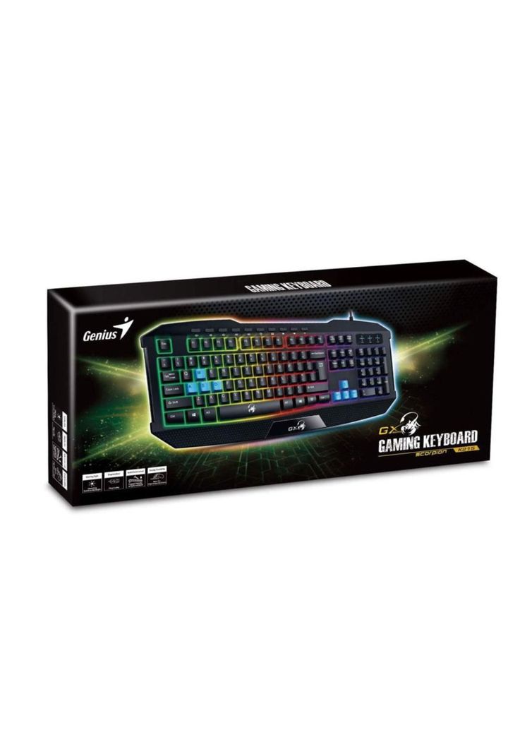 TECLADO GAMER K215 SCORPION GENIUS-3