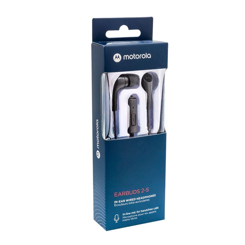 EARBUDS2-S AUDIFONO MOTO M/LIBRES NEGRO Open box