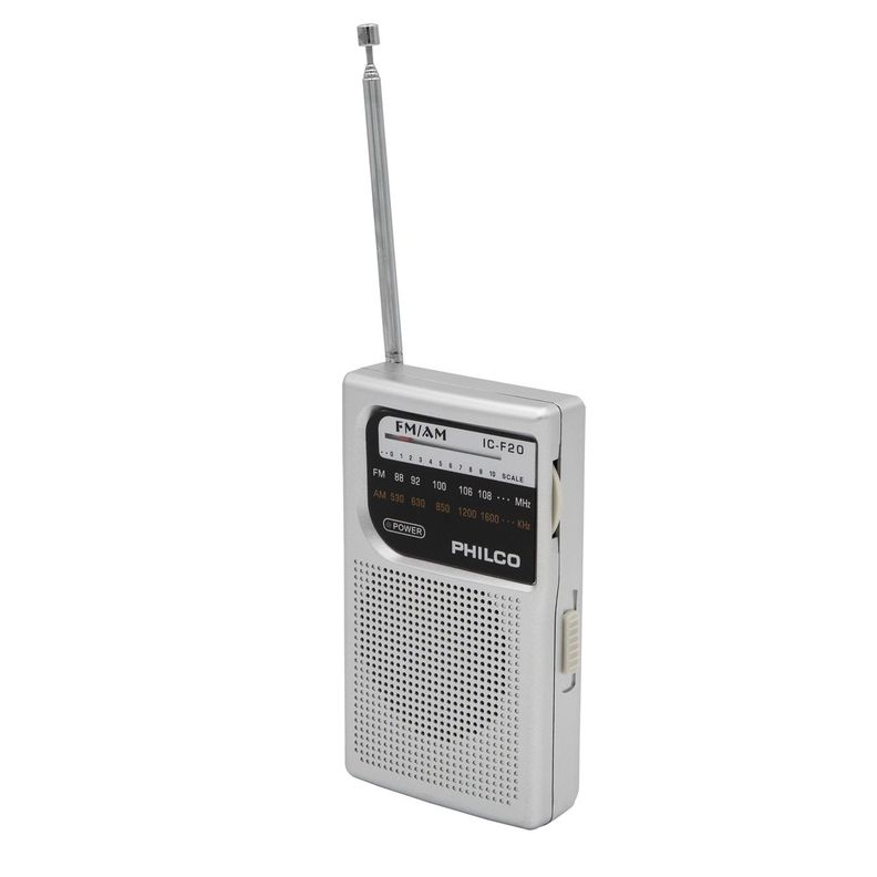 RADIO PORTATIL C/ PARLANTE PHILCO Negro