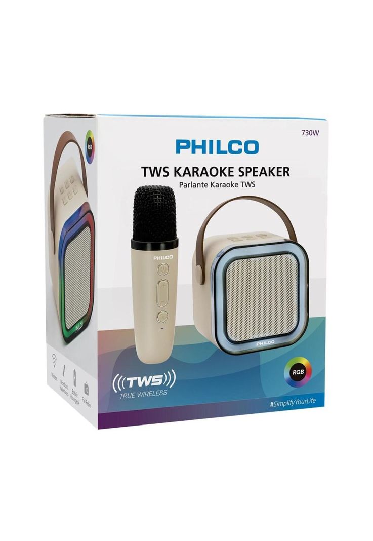 MINI PARLANTE KARAOKE TWS 730W PHILCO-2