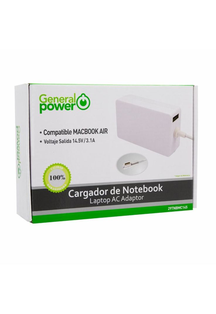 CARGADOR COMPATIBLE MACBOOK AIR 14,5V/ 3,1A. 45W. WHITE-2