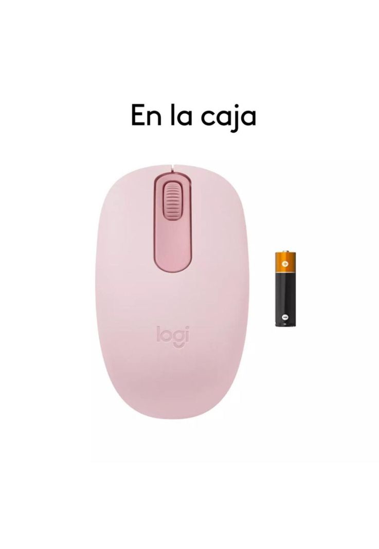 Mouse Inalámbrico Bluetooth Logitech M196 Rosa-3