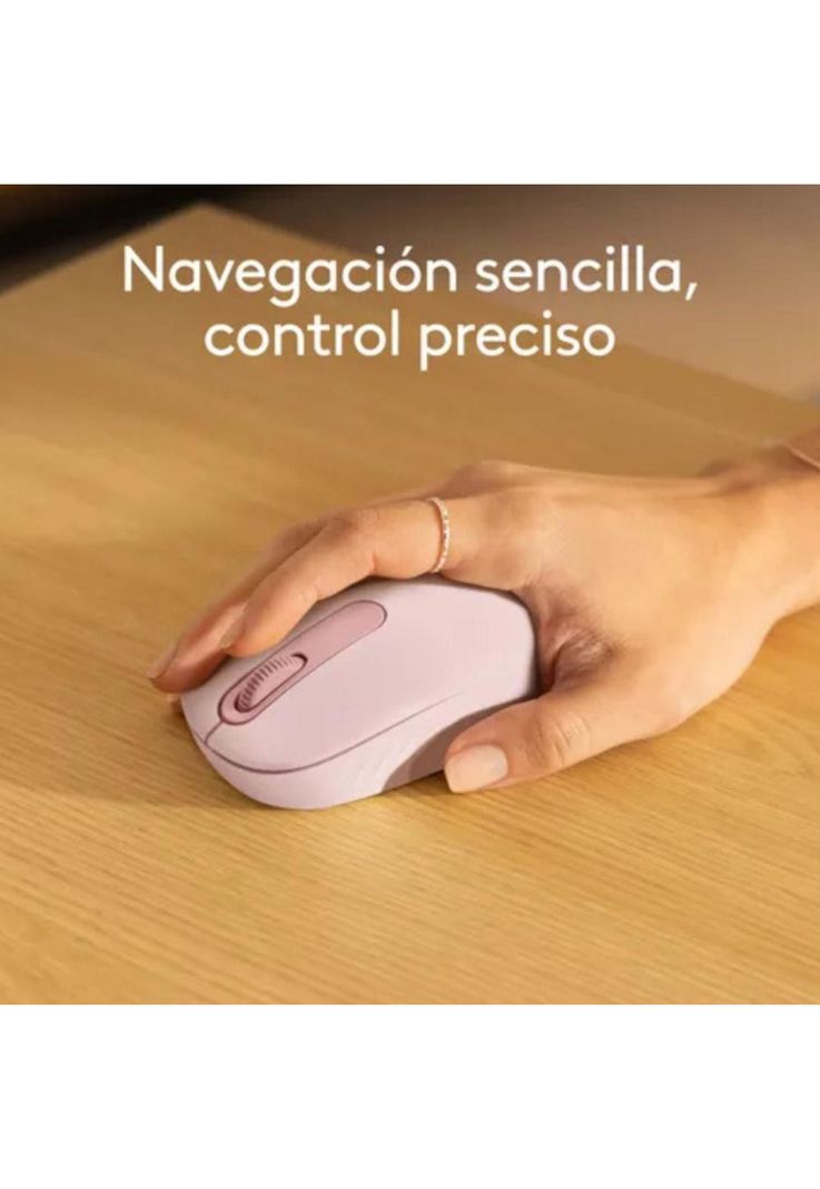 Mouse Inalámbrico Bluetooth Logitech M196 Rosa-4