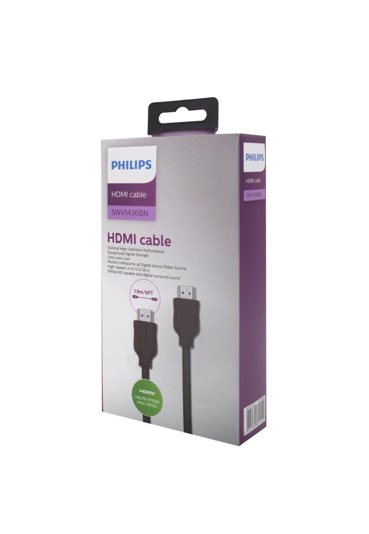 Cable HDMI 1.8m Negro-1