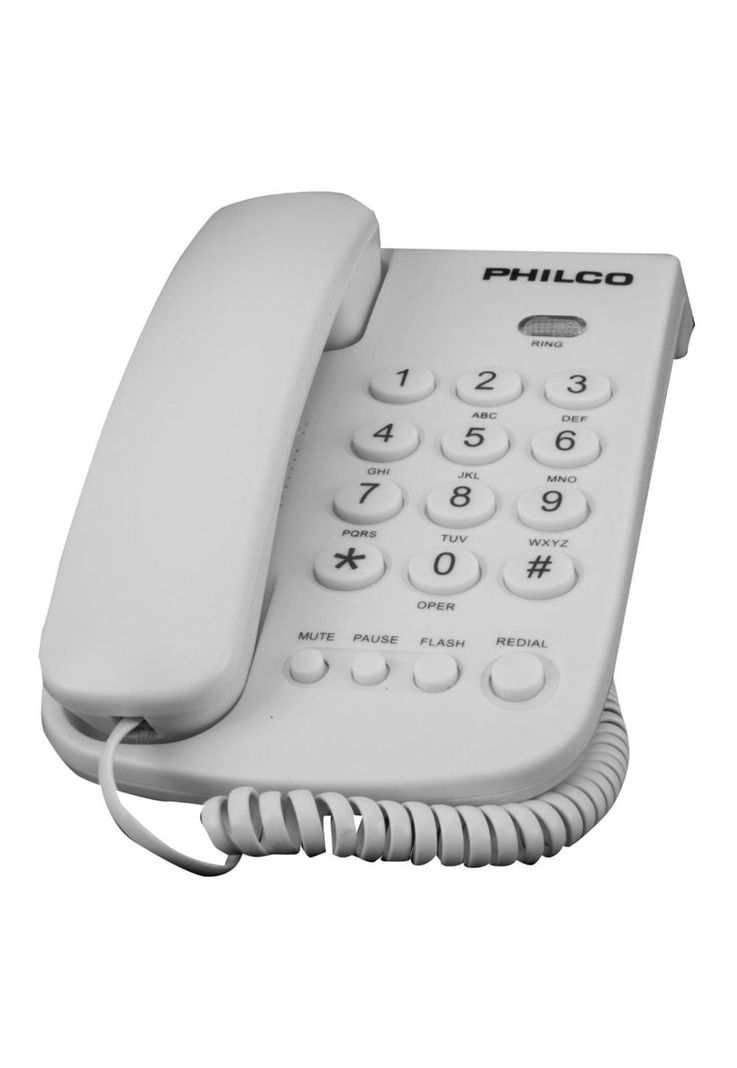 TELEFONO SOBREMESA PHILCO BLANCO-0