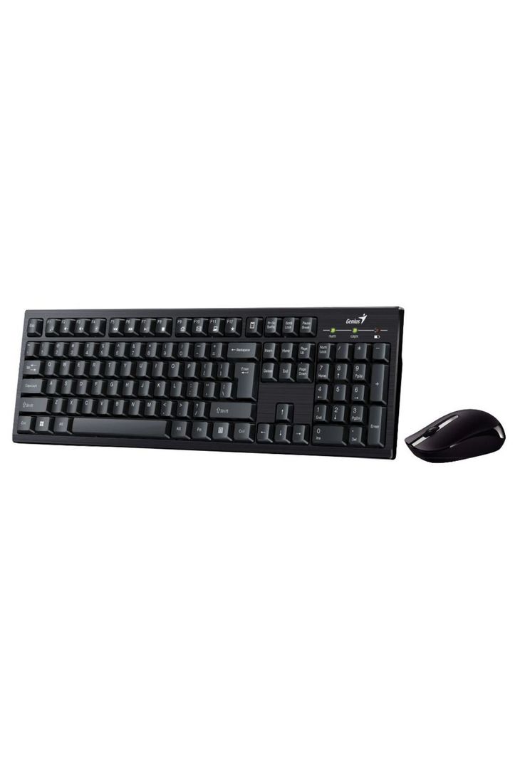 KIT INALÁMBRICO MOUSE + TECLADO KM-8101, 12 FN KEYS, 2,4 GHZ-0