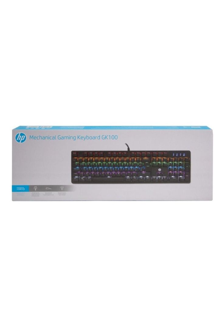 Teclado Gamer Mecanico Rgb Gk100-2