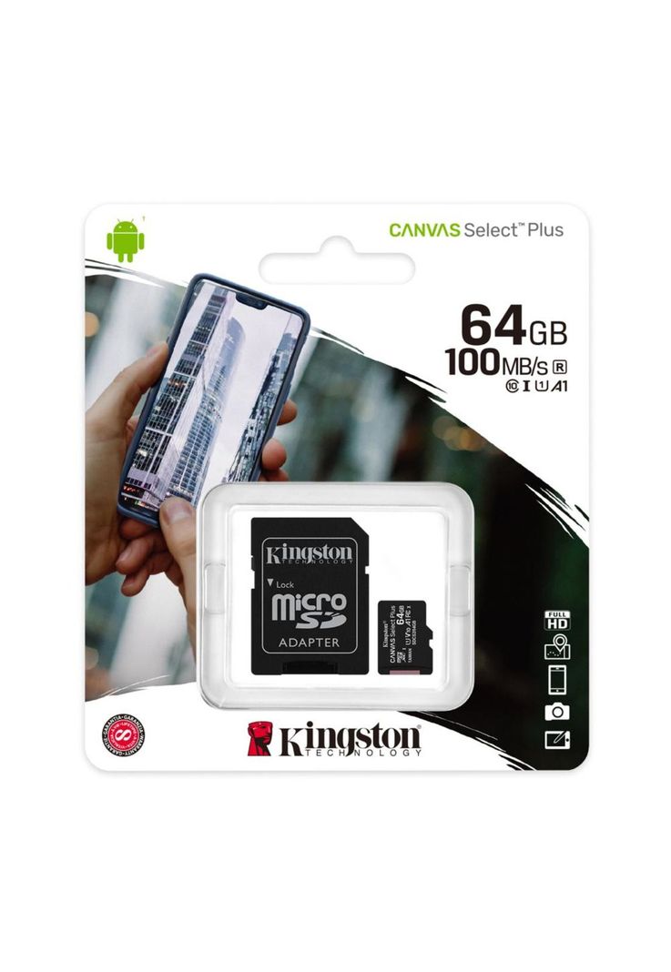 MEMORIA MICROSD C/ADAPT SELECT PLUS 64GB SDCS2/64GB-2